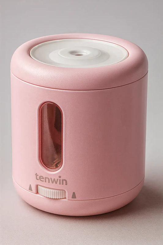 Taille-crayon rond rose